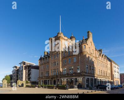 Das 1883 erbaute Malmaison Hotel Edinburgh war das erste Hotel, das 1994 eröffnet wurde Stockfoto