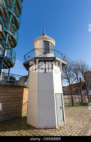 Burntisland Old East Breakwater Lighthouse, Leith, Edinburgh Stockfoto