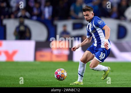 Francisco Conceicao während des UEFA Champions League-Spiels zwischen dem FC Porto und Arsenal FC am 21. Februar 2024 in Porto, Portugal Stockfoto