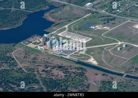 Das Decker Creek Power Plant wird von Austin Energy betrieben Stockfoto