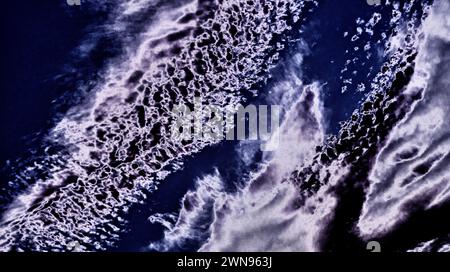 Abstraktes Hintergrunddesign Mit Wolkigem Himmel Stockfoto