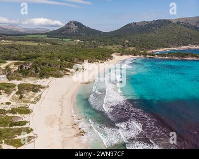 Cala Agulla, Naturgebiet von besonderem Interesse, Gemeinde Capdepera, Mallorca, Balearen, Spanien Stockfoto