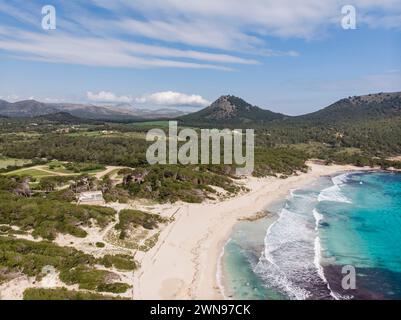 Cala Agulla, Naturgebiet von besonderem Interesse, Gemeinde Capdepera, Mallorca, Balearen, Spanien Stockfoto