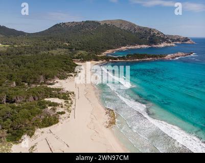 Cala Agulla, Naturgebiet von besonderem Interesse, Gemeinde Capdepera, Mallorca, Balearen, Spanien Stockfoto