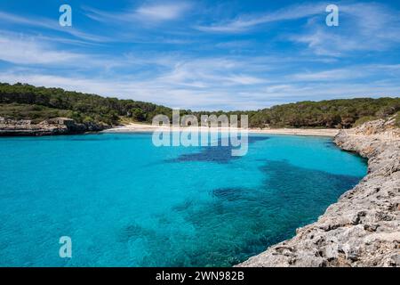 S'Amarador, Naturpark Mondragó, Gemeindegebiet Santanyí, Mallorca, Balearen, Spanien Stockfoto