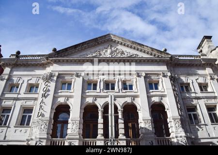 London, Großbritannien. März 2024. Außenansicht des Noel Coward Theatre in West End, wo Slave Play am 29. Juni eröffnet wird. Quelle: Vuk Valcic/Alamy Live News Stockfoto