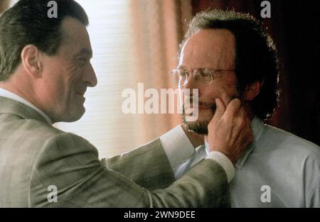 Analysieren Sie Robert De Niro & Billy Crystal Stockfoto