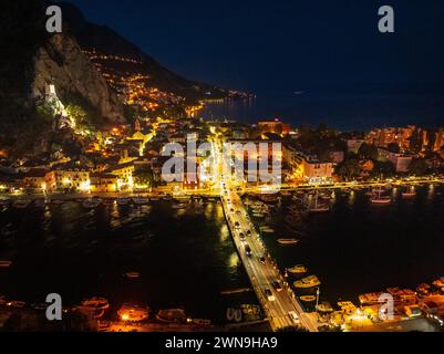 Omiš, Kroatien Stockfoto