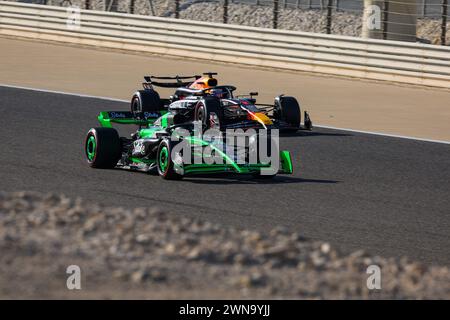 Während des Formel 1 Gulf Air Bahrain Grand Prix 2024, 1. Runde der FIA Formel-1-Weltmeisterschaft 2024 vom 29. Februar bis 2. März 2024 auf dem Bahrain International Circuit in Sakhir, Bahrain - Foto Florent Gooden / DPPI Stockfoto
