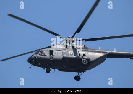 Chiangmai, Thailand - 11. November 2023: Sikorsky UH-60L/M/A Blackhawk der Royal Thai Army. Stockfoto