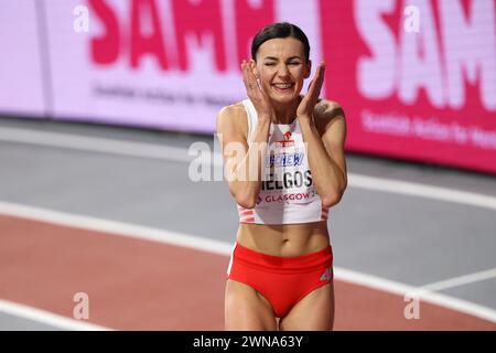 Glasgow, Großbritannien. März 202. Leichtathletik-Weltmeisterschaften in der Emirates Arena, Glasgow am Freitag, den 1. März 2024. (Foto: Pat Scaasi | MI News) Credit: MI News & Sport /Alamy Live News Stockfoto