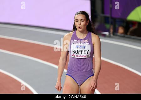 Glasgow, Großbritannien. März 202. Leichtathletik-Weltmeisterschaften in der Emirates Arena, Glasgow am Freitag, den 1. März 2024. (Foto: Pat Scaasi | MI News) Credit: MI News & Sport /Alamy Live News Stockfoto