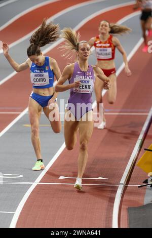 Glasgow, Großbritannien. März 202. Leichtathletik-Weltmeisterschaften in der Emirates Arena, Glasgow am Freitag, den 1. März 2024. (Foto: Pat Scaasi | MI News) Credit: MI News & Sport /Alamy Live News Stockfoto