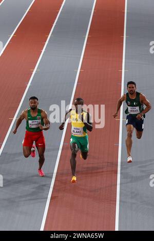 Glasgow, Großbritannien. März 202. Leichtathletik-Weltmeisterschaften in der Emirates Arena, Glasgow am Freitag, den 1. März 2024. (Foto: Pat Scaasi | MI News) Credit: MI News & Sport /Alamy Live News Stockfoto