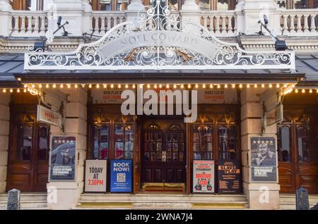 London, Großbritannien. März 2024. Außenansicht des Noel Coward Theatre in West End, wo Slave Play am 29. Juni eröffnet wird. Quelle: Vuk Valcic/Alamy Live News Stockfoto