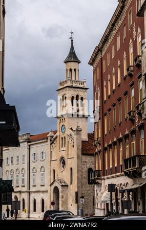 Kirche und Kloster des Heiligen Franziskus, Split, Kroatien Stockfoto