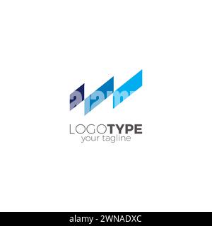 W-Logo. Buchstabe W Symbol Vektor. W anfängliches Logo-Design Stock Vektor