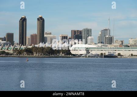 San Diego Hafen und Innenstadt Stockfoto