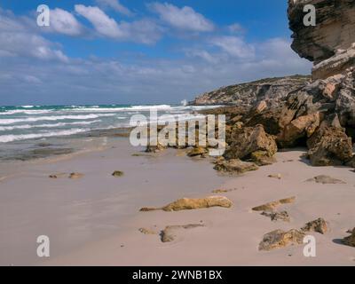 Arniston ist eine kleine Küstensiedlung an der Küste der Region Overberg in Südafrika Stockfoto