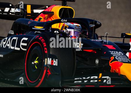 Während des Formel 1 Gulf Air Bahrain Grand Prix 2024, 1. Runde der FIA Formel-1-Weltmeisterschaft 2024 vom 29. Februar bis 2. März 2024 auf dem Bahrain International Circuit in Sakhir, Bahrain Stockfoto