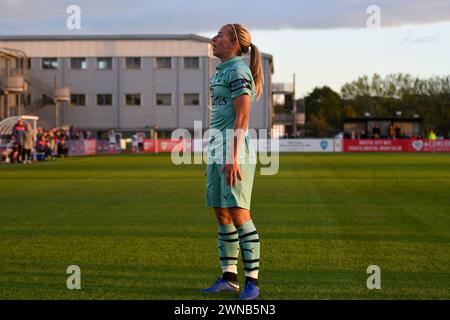 Bristol, England. 28. Oktober 2018. Jordan Nobbs of Arsenal während des FA Women's Super League Spiels zwischen Bristol City und Arsenal im Stoke Gifford Stadium in Bristol, England, Großbritannien am 28. Oktober 2018. Quelle: Duncan Thomas/Majestic Media. Stockfoto