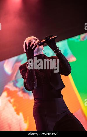 London, Vereinigtes Königreich. März 2024. Alison Goldfrapp singt vor einer ausverkauften Menschenmenge im Roundhouse in Camden. Cristina Massei/Alamy Live News Stockfoto