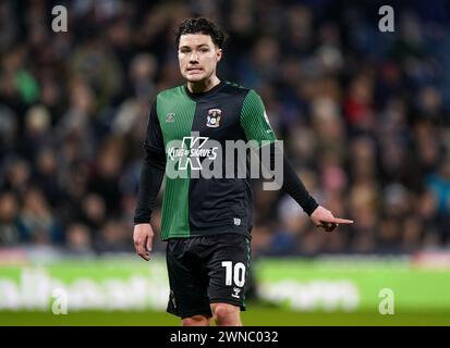 Coventry City's Callum O'Hare während des Sky Bet Championship Matches in der Coventry Building Society Arena, Coventry. Bilddatum: Freitag, 1. März 2024. Stockfoto