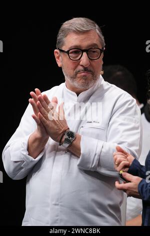 Die Ausgabe des internationalen gastronomischen Kongresses Madrid, Madrid 30. Januar 2024 Spanien mit: Joan Roca Wo: Madrid, Spanien Wann: 30. Januar 2024 Credit: Oscar Gonzalez/WENN Stockfoto