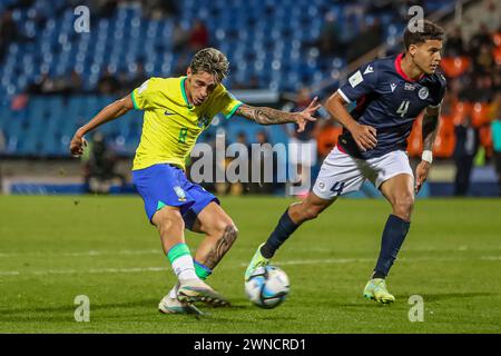 MENDOZA, ARGENTINIEN - 24. MAI: Marlon Gomes aus Brasilien und Thomas Jungbauer aus der Dominikanischen Republik während der FIFA U20-Weltmeisterschaft Argentinien 2023 Stockfoto