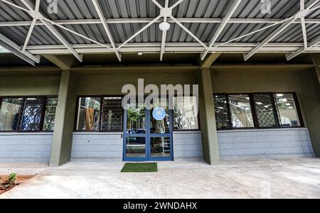 Nairobi, Nairobi, Kenia. März 2024. Ein Bild des Eingangs der OCHA-Abteilungstür der UN-Station in Nairobi. (Kreditbild: © Bianca Otero/ZUMA Press Wire) NUR REDAKTIONELLE VERWENDUNG! Nicht für kommerzielle ZWECKE! Stockfoto