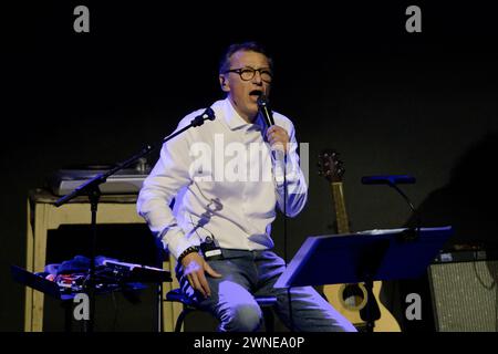 März 2024, Rom, Italien, Italien: GegÃ Telesforo auf der Bühne des Auditoriums Parco della Musica während des Live-Auftritts „Big Mama Legacy“ (Bild: © Roberto Bettacchi/Pacific Press via ZUMA Press Wire) NUR ZUR REDAKTIONELLEN VERWENDUNG! Nicht für kommerzielle ZWECKE! Stockfoto