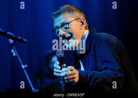 März 2024, Rom, Italien, Italien: GegÃ Telesforo auf der Bühne des Auditoriums Parco della Musica während des Live-Auftritts „Big Mama Legacy“ (Bild: © Roberto Bettacchi/Pacific Press via ZUMA Press Wire) NUR ZUR REDAKTIONELLEN VERWENDUNG! Nicht für kommerzielle ZWECKE! Stockfoto