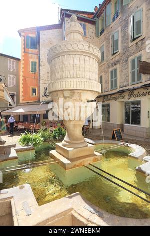 Place du Peyra, Vence, Alpes Maritimes, Französische Riviera Stockfoto