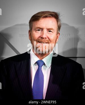 Bogota, Kolumbien. März 2024. DEN BOSCH - König Willem-Alexander eröffnet das neue Theater aan de Parade, 1. maart 2024. Quelle: Patrick van Katwijk/dpa/Alamy Live News Stockfoto