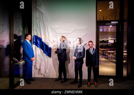 Bogota, Kolumbien. März 2024. DEN BOSCH - König Willem-Alexander eröffnet das neue Theater aan de Parade, 1. maart 2024. Quelle: Patrick van Katwijk/dpa/Alamy Live News Stockfoto