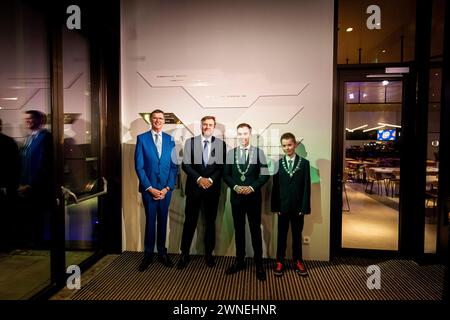 Bogota, Kolumbien. März 2024. DEN BOSCH - König Willem-Alexander eröffnet das neue Theater aan de Parade, 1. maart 2024. Quelle: Patrick van Katwijk/dpa/Alamy Live News Stockfoto