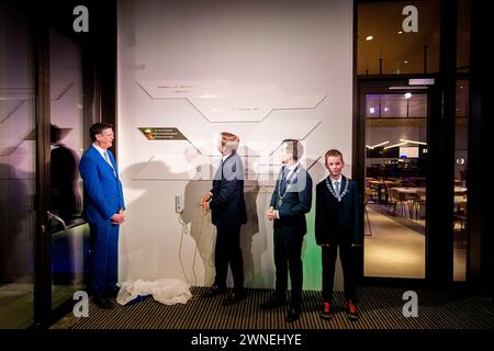 Bogota, Kolumbien. März 2024. DEN BOSCH - König Willem-Alexander eröffnet das neue Theater aan de Parade, 1. maart 2024. Quelle: Patrick van Katwijk/dpa/Alamy Live News Stockfoto