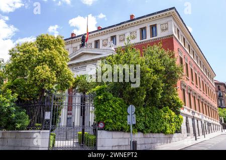 Real Academia Española. Madrid. España Stockfoto