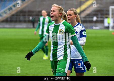 Norrkoping, Schweden. März 2024. Norrkoping, Schweden, 2. März 2024: Julie Blakstad (41 Hammarby) im Vorsaisonspiel am 2. März 2024 zwischen IFK Norrkoping und Hammarby IF in der Platinumcars Arena in Norrkoping, Schweden (Peter Sonander/SPP) Credit: SPP Sport Press Photo. /Alamy Live News Stockfoto