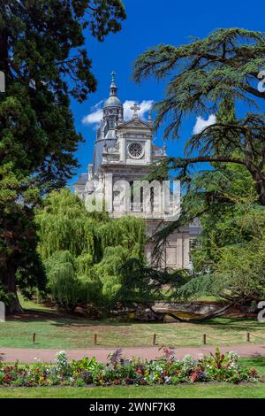 Europa, Frankreich, Centre-Val de Loire, Blois, St. Kirche Vincent de Paul (Eglise Saint-Vincent-de-Paul) von Jardin Augustin Thierry Stockfoto