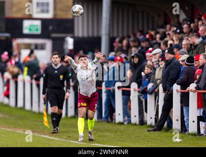 Bonnyrigg, Schottland. März 2024. BESCHREIBUNG Bonnyrigg Rose vs Stenhousemuir - Cinch League 2 Credit: Raymond Davies / Alamy Live News Stockfoto