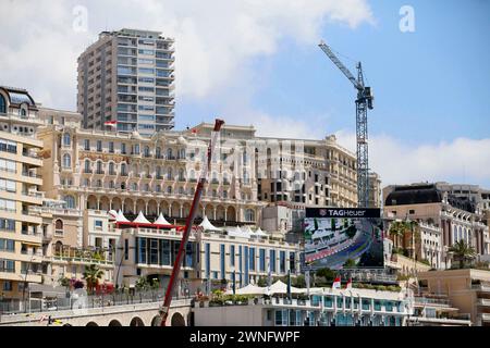 Momte Carlo, Monaco, Europa - 23. Mai 2014 - Blick auf die Straße in Monte Carlo, Fürstentum Monaco Stockfoto