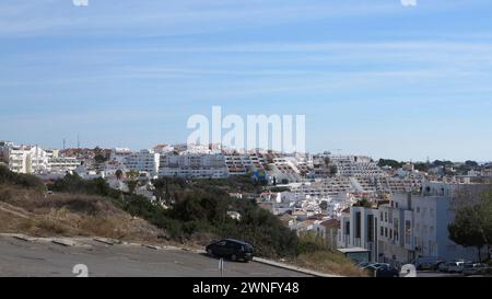 Albufeira, Algarve, Portugal - 07. oktober 2012 - Blick auf die Stadt Albufeira, Algarve, Portugal Stockfoto