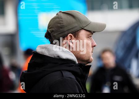 Manchester, Großbritannien. März 2024. Manchester, England, 2. März 2024: Cheftrainer von Everton Brian Sorensen während des Barclays FA Womens Super League Fußballspiels zwischen Manchester City und Everton im Joie Stadium in Manchester, England (Natalie Mincher/SPP) Credit: SPP Sport Press Photo. /Alamy Live News Stockfoto