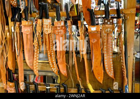 SAN JOSE, COSTA RICA: Die Verkaufsstände am San José Central Market sind gefüllt mit einer Vielzahl von Waren und Lebensmitteln aus dem ganzen Land. Stockfoto