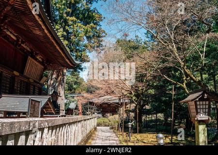 Fujiyoshida Kitaguchi Hongu Fuji Sengen-Schrein in der Nähe des Fuji-Berges in Yamanashi, Japan Stockfoto