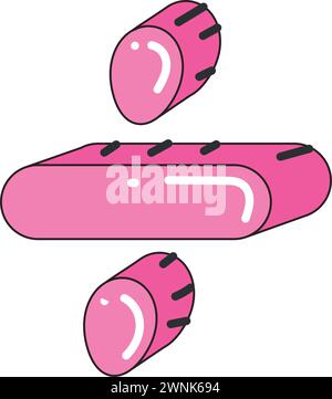 Mathematisches Symbol Skizzensymbol Handzeichnung Vektor Stock Vektor