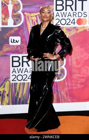 Eve bei der Verleihung der 44. BRIT Awards 2023 in der O2 Arena. London, 02.03.2024 *** Abend bei der Präsentation der BRIT Awards 44 2023 in der O2 Arena London, 02 03 2024 Foto:XS.xVasx/xFuturexImagex brit Awards 4826 Stockfoto