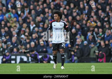 London, Großbritannien. März 2024. London, 2. März 2024: Willian of Fulham während des Premier League-Spiels zwischen Fulham und Aston Villa im Craven Cottage am 2. März 2024 in London. (Pedro Soares/SPP) Credit: SPP Sport Press Photo. /Alamy Live News Stockfoto