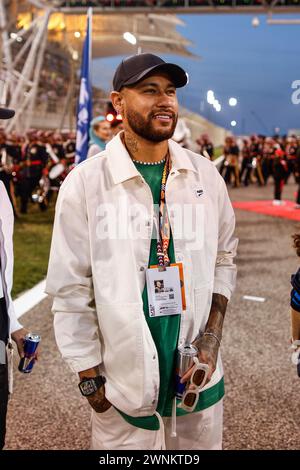 Sakhir, Bahrain. März 2024. Neymar Jr., F1 Grand Prix von Bahrain auf dem Bahrain International Circuit am 2. März 2024 in Sakhir, Bahrain. (Foto von HOCH ZWEI) Credit: dpa/Alamy Live News Stockfoto